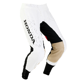 Pantalon FOX flexair Honda noir/blanc 2024 | Oxmoto