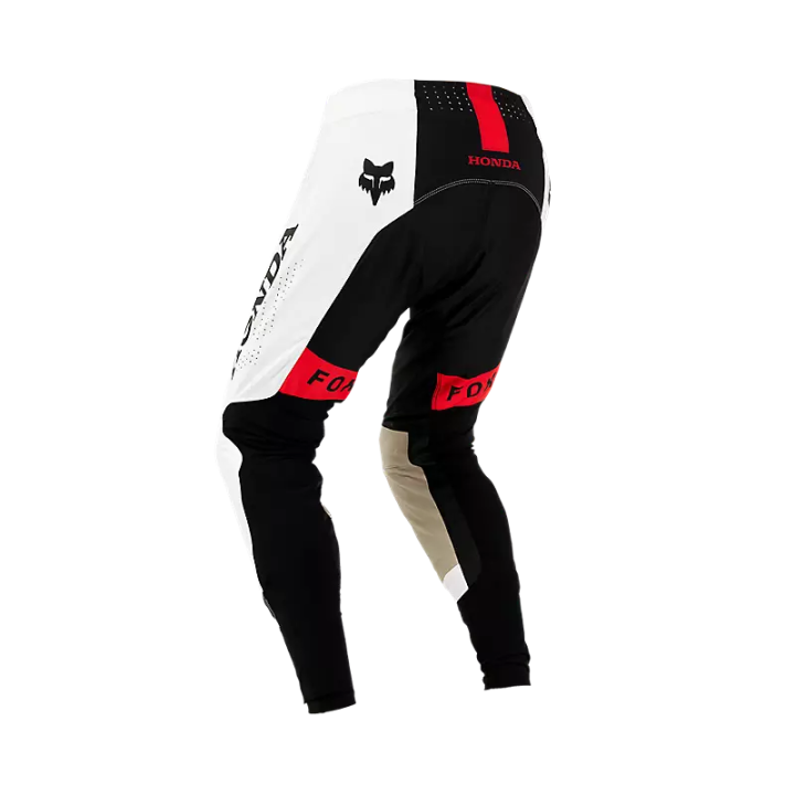 Pantalon FOX flexair Honda noir/blanc 2024 | Oxmoto