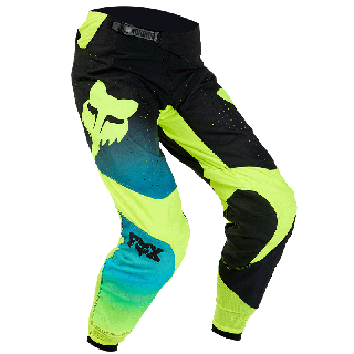 Pantalon FOX 360 streak noir/jaune 2024 | Oxmoto