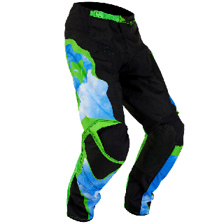 Pantalon FOX 180 atlas noir/vert 2024 | Oxmoto