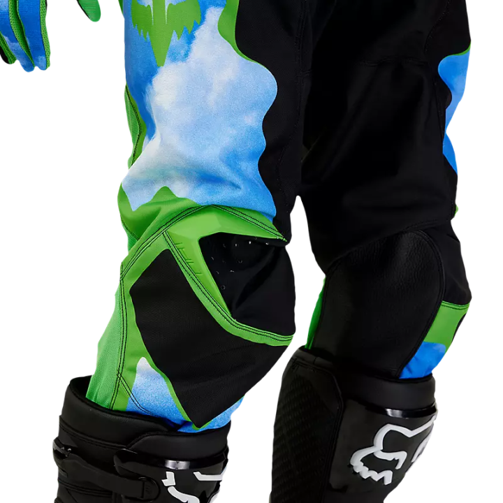 Pantalon FOX 180 atlas noir/vert 2024 | Oxmoto