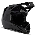 Casque FOX solid v1 noir 2024 | Oxmoto