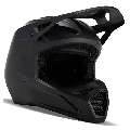 Casque FOX solid v1 noir mat 2024 | Oxmoto