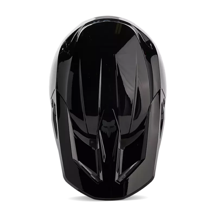 Casque FOX solid v1 noir 2024 | Oxmoto