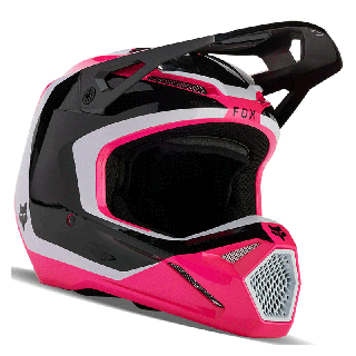 Casque FOX v1 nitro noir/rose 2024 | Oxmoto