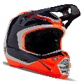 Casque FOX v1 nitro noir/orange 2024 | Oxmoto