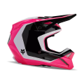 Casque FOX v1 nitro noir/rose 2024 | Oxmoto