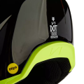Casque FOX v1 streak noir/jaune/bleu 2024 | Oxmoto