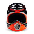 Casque FOX v1 nitro noir/orange 2024 | Oxmoto