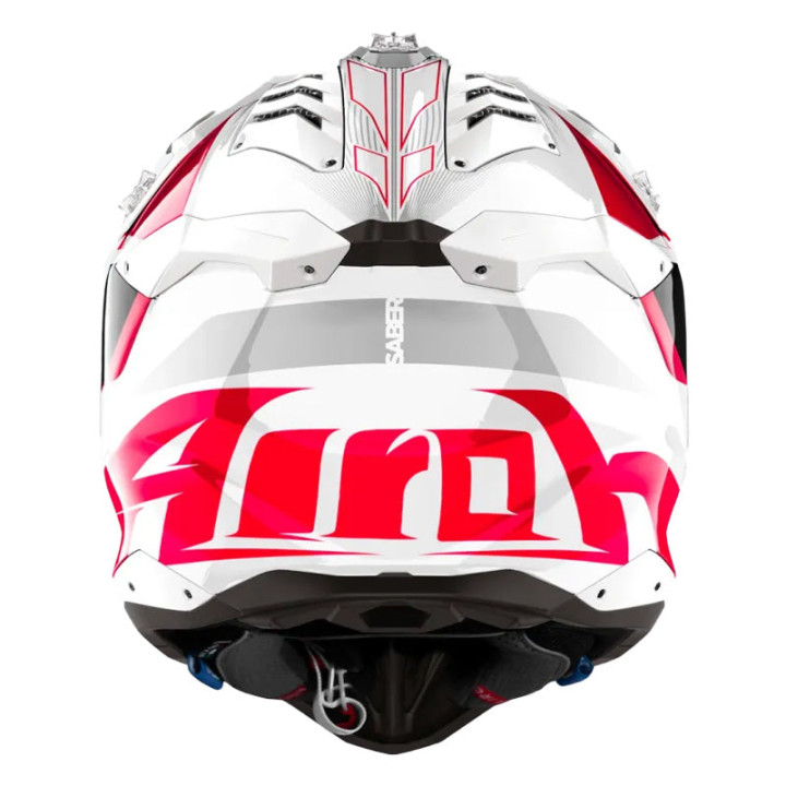Casque Airoh aviator 3 saber rouge 2024 | Oxmoto