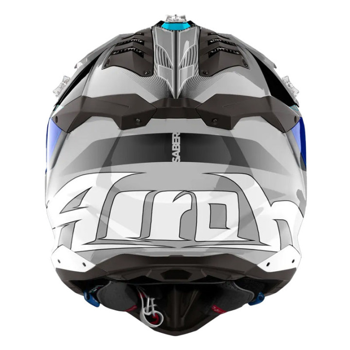Casque Airoh aviator 3 saber bleu 2024 | Oxmoto