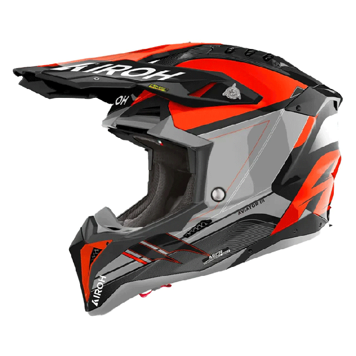 Casque Airoh aviator 3 saber orange 2024 | Oxmoto