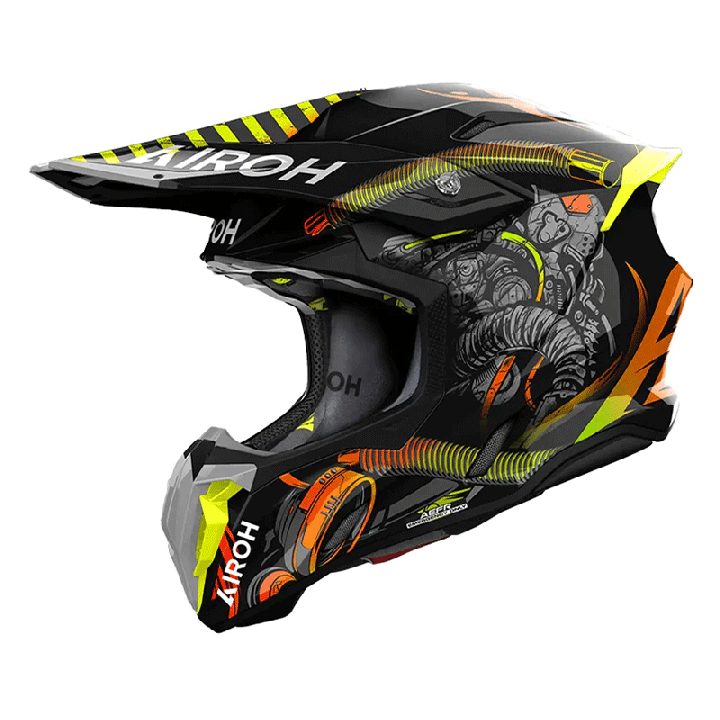 Casque Airoh twist 3 toxic 2024 | Oxmoto