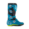 Bottes FOX comp bleu/jaune 2024 | Oxmoto