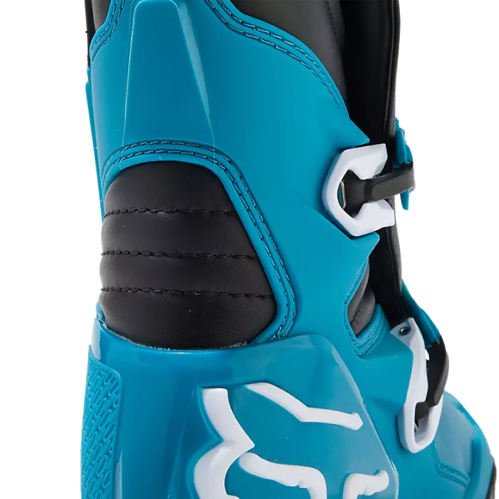 Bottes FOX comp bleu/jaune 2024 | Oxmoto