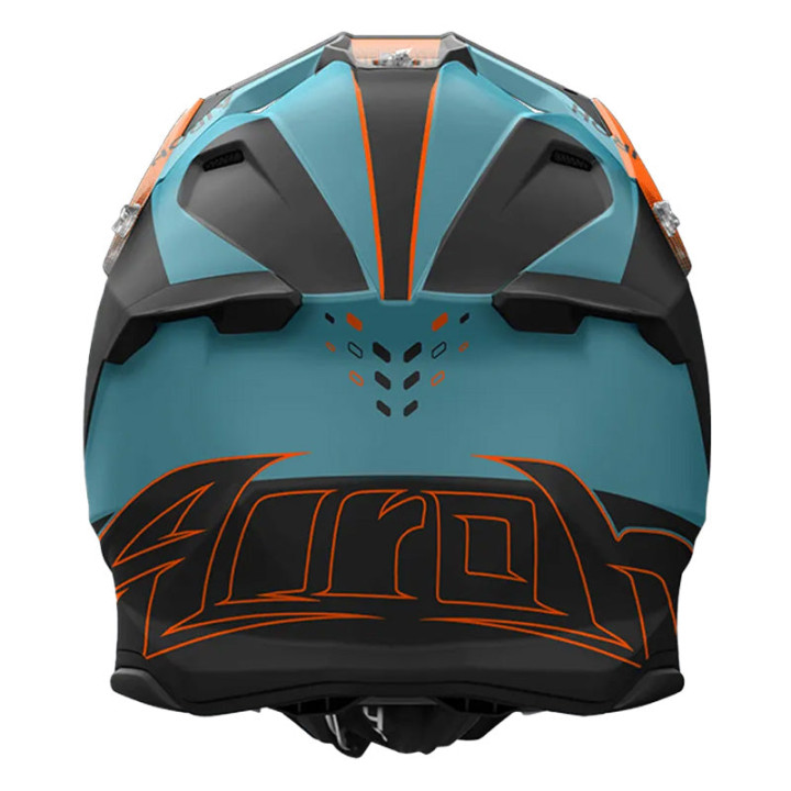 Casque Airoh twist 3 shard orange mat 2024 | Oxmoto