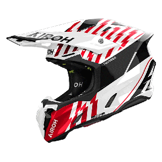Casque Airoh twist 3 thunder rouge 2024 | Oxmoto