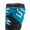 Bottes FOX comp bleu/jaune 2024 | Oxmoto