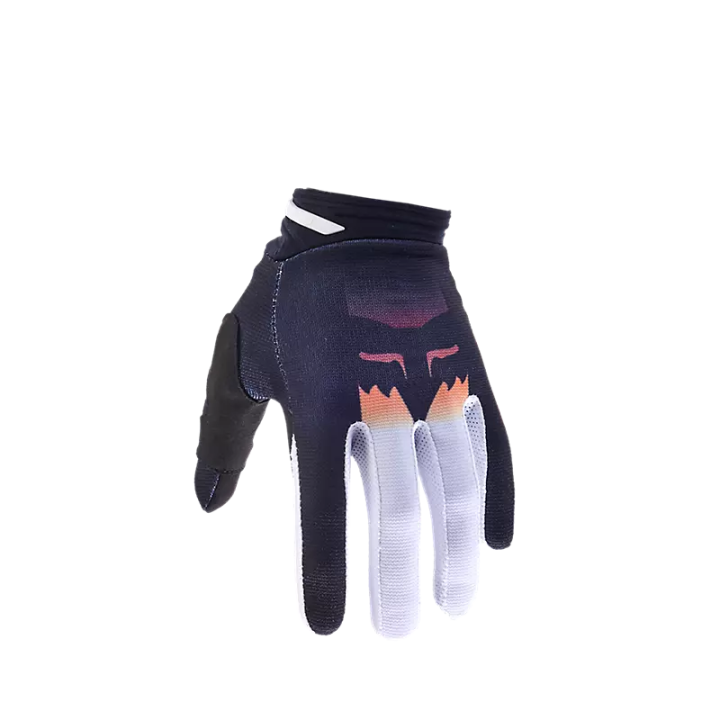 Gants FOX 180 flora noir 2024 | Oxmoto