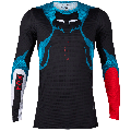 Maillot FOX flexair withered noir/bleu 2024 | Oxmoto