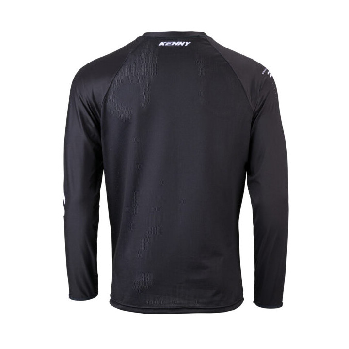 Maillot KENNY titanium solid noir 2024 | Oxmoto