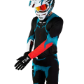 Maillot FOX flexair withered noir/bleu 2024 | Oxmoto