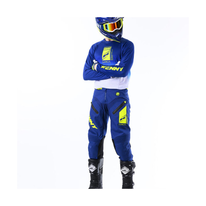 Maillot KENNY titanium premium navy 2024 | Oxmoto