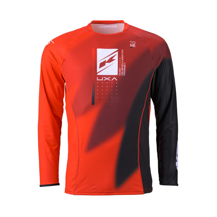Maillot KENNY titanium tones rouge 2024 | Oxmoto