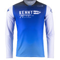 Maillot KENNY performance wave bleu 2024 | Oxmoto