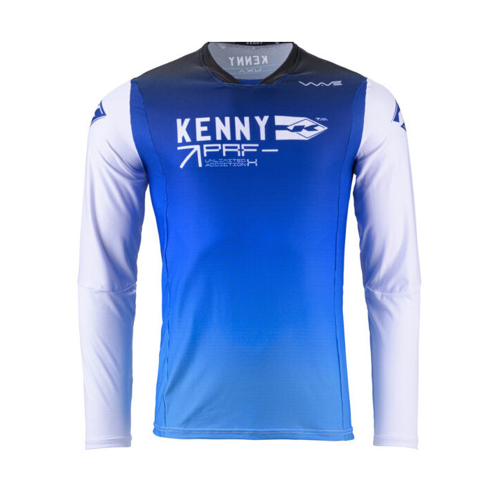 Maillot KENNY performance wave bleu 2024 | Oxmoto