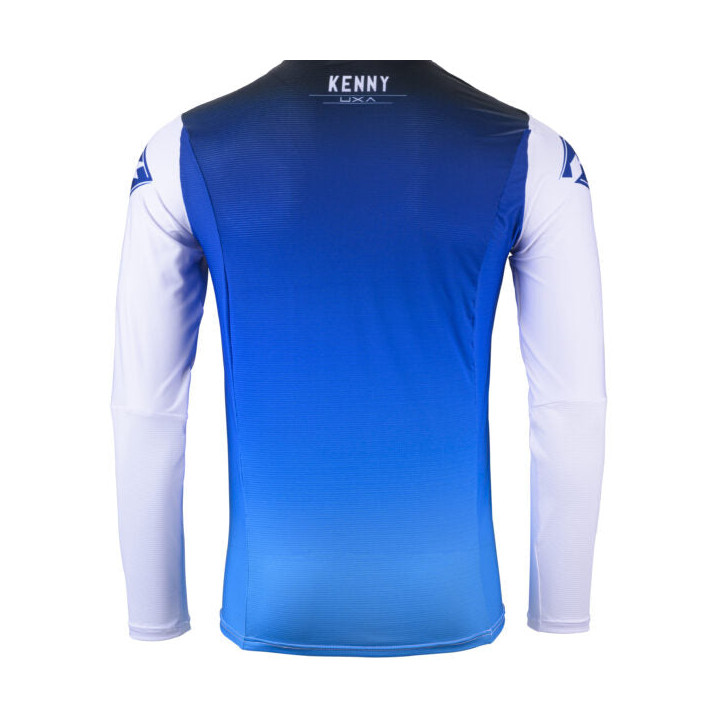 Maillot KENNY performance wave bleu 2024 | Oxmoto