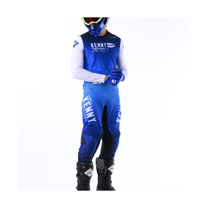 Maillot KENNY performance wave bleu 2024 | Oxmoto