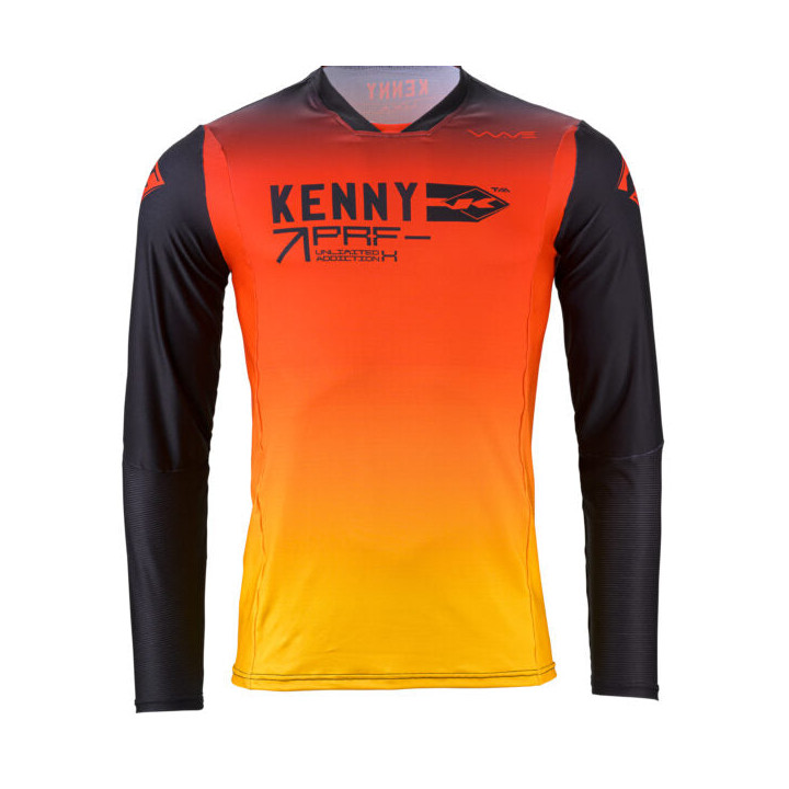 Maillot KENNY performance wave rouge 2024 | Oxmoto