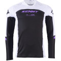 Maillot KENNY performance solid noir/violet 2024 | Oxmoto