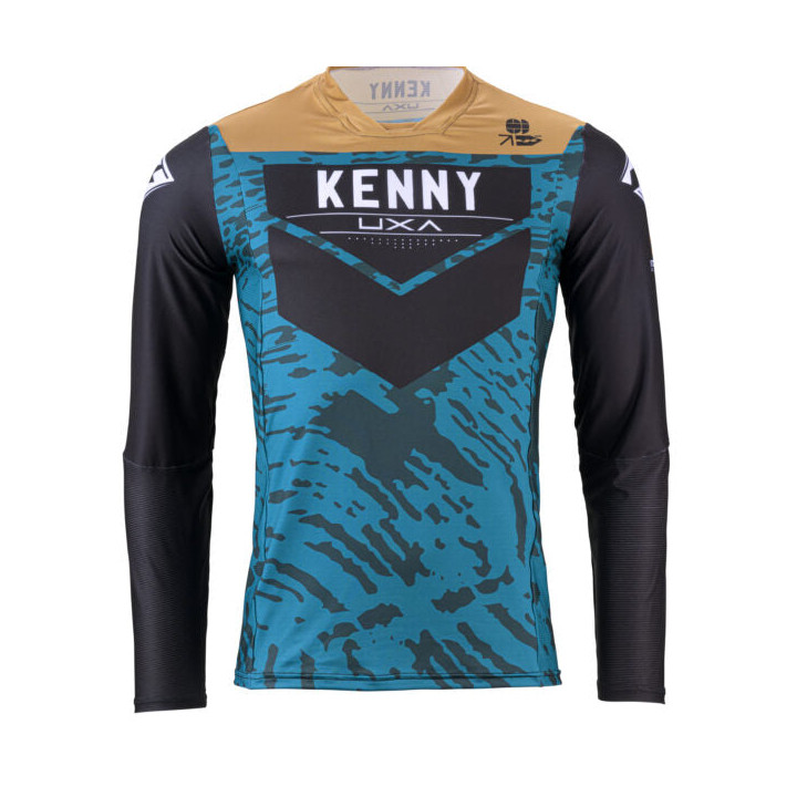 Maillot KENNY performance stone bleu 2024 | Oxmoto