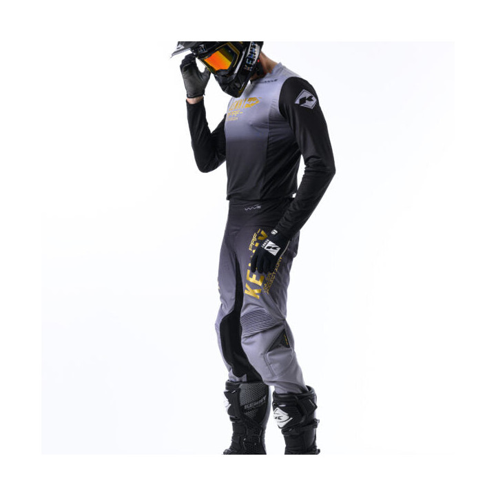 Maillot KENNY performance wave gris 2024 | Oxmoto