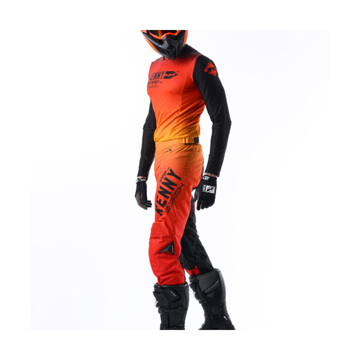 Maillot KENNY performance wave rouge 2024 | Oxmoto