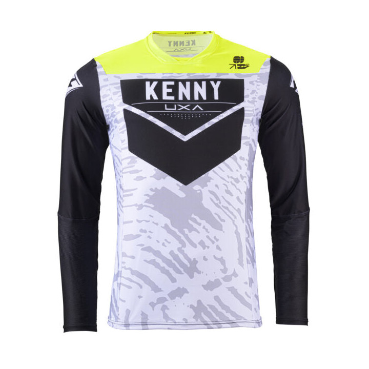 Maillot KENNY performance stone blanc 2024 | Oxmoto