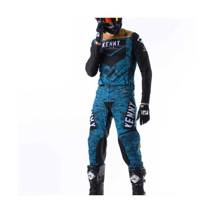 Maillot KENNY performance stone bleu 2024 | Oxmoto