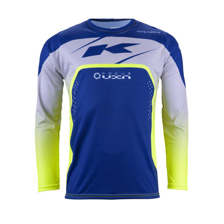 Maillot KENNY track focus navy 2025 | Oxmoto