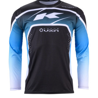 Maillot KENNY track focus noir/blanc 2024 | Oxmoto