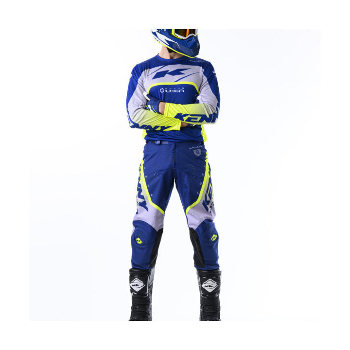 Maillot KENNY track focus navy 2025 | Oxmoto