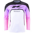 Maillot KENNY track focus blanc/rose 2024 | Oxmoto