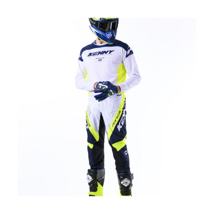 Maillot KENNY force navy/jaune fluo 2024 241-3504011-5420