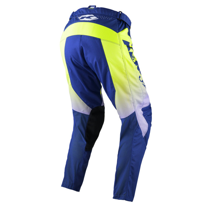 Pantalon KENNY track focus navy/jaune 2025 | Oxmoto