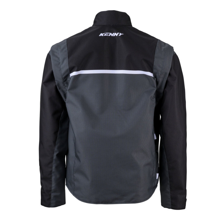 Veste enduro KENNY track noir/gris 2024 | Oxmoto