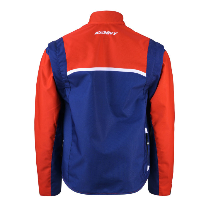 Veste enduro KENNY track rouge/navy 2024 | Oxmoto