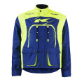 Veste enduro KENNY track bleu/jaune 2024 | Oxmoto