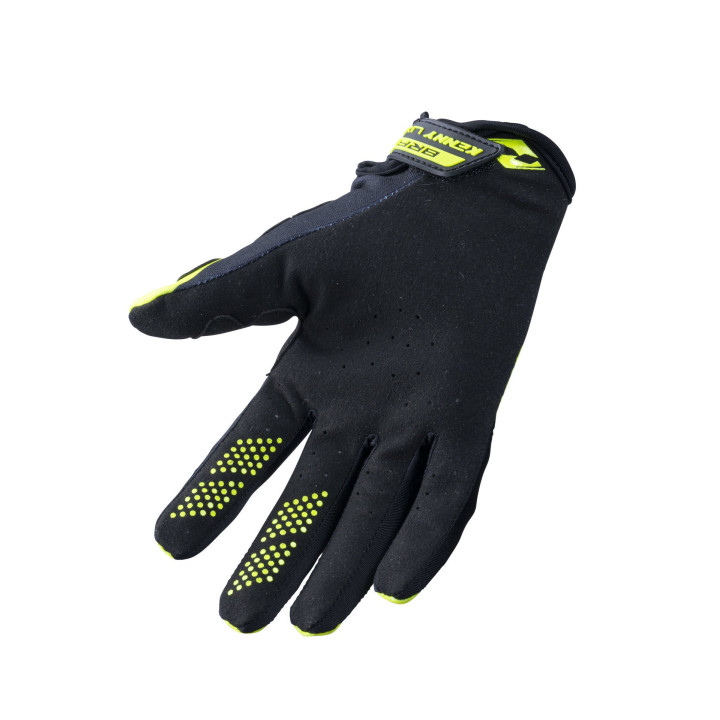 Gants KENNY brave jaune fluo 2025 | Oxmoto