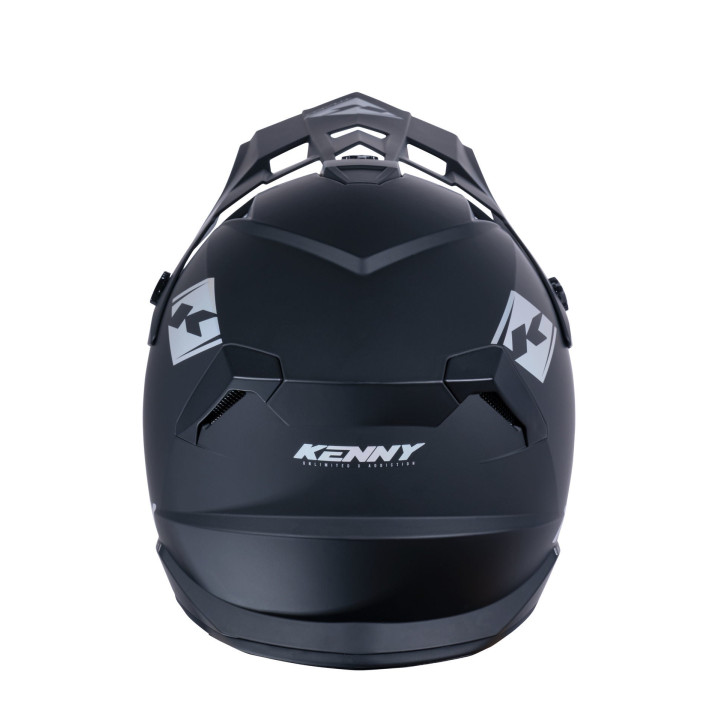 Casque KENNY track solid noir mat 2024 | Oxmoto